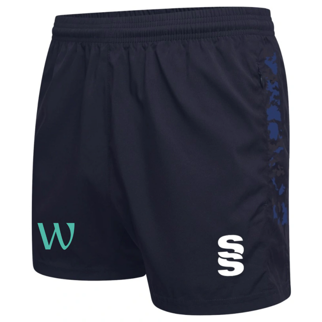 Wrexham University Camo Active Shorts