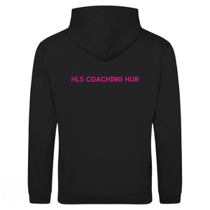 HLS Netball Coaching Hoodie - Deep Black