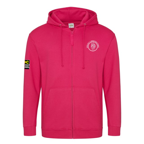 Merlod Y Carneddau Ponies - *Unisex* Hot Pink Full Zip Hoodie