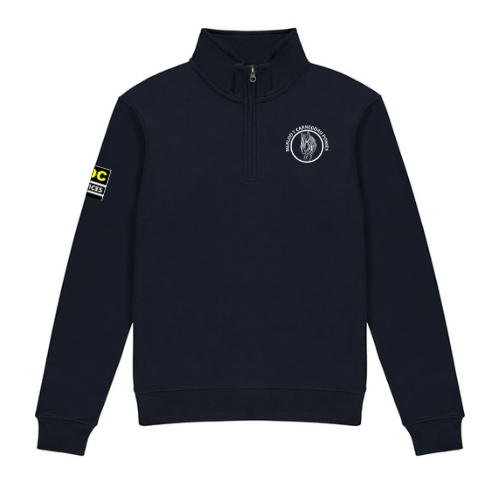 Merlod Y Carneddau Ponies - *Unisex* Navy 1/4 Zip Sweatshirt