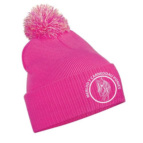 Merlod Y Carneddau Ponies - Fuschia Bobble Hat