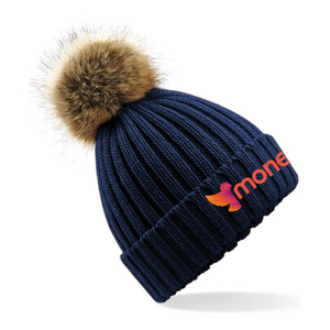 Moneypenny - Chunky Fur Pom Pom Beanie