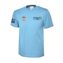 School House - Sky Blue Round Neck T-Shirt