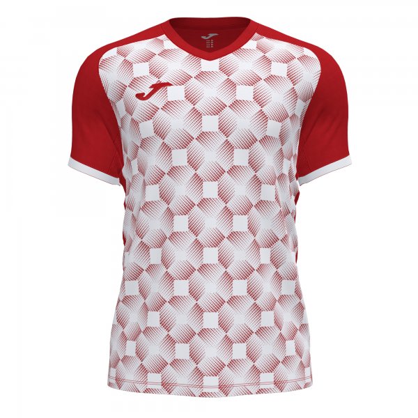 JOMA SUPERNOVA III SHORT SLEEVE T-SHIRT RED WHITE