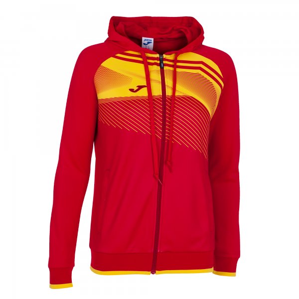 JOMA SUPERNOVA II HOODIE JACKET RED-YELLOW