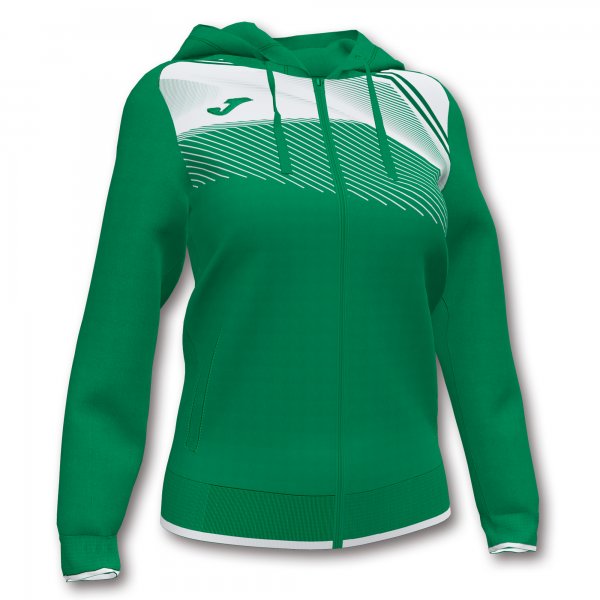 JOMA SUPERNOVA II HOODIE JACKET GREEN-WHITE