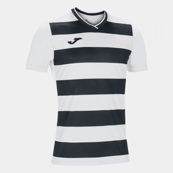 JOMA EUROPA IV T-SHIRT WHITE-BLACK S/S