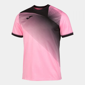 JOMA HISPA II T-SHIRT PINK-BLACK S/S