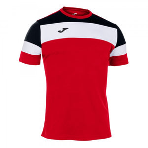 JOMA CREW IV T-SHIRT RED-BLACK S/S