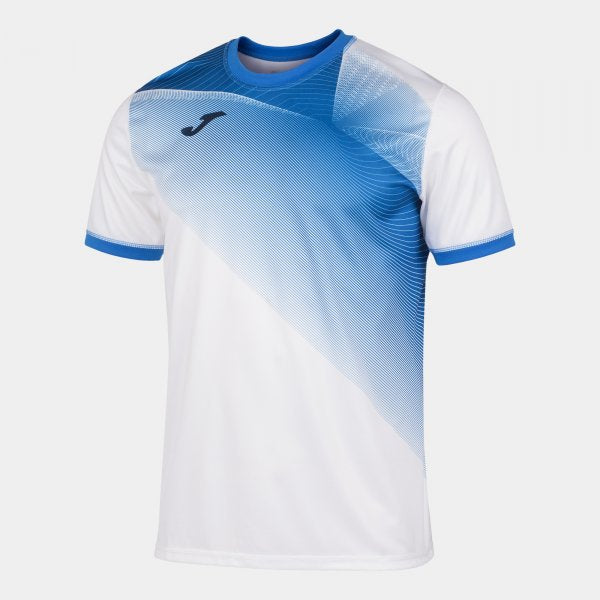 JOMA HISPA II T-SHIRT WHITE-ROYAL S/S