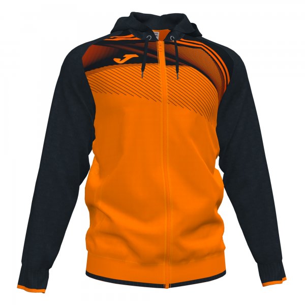 JOMA SUPERNOVA II HOODIE JACKET ORANGE-BLACK