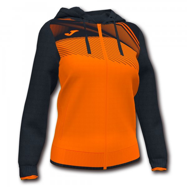 JOMA SUPERNOVA II HOODIE JACKET ORANGE-BLACK